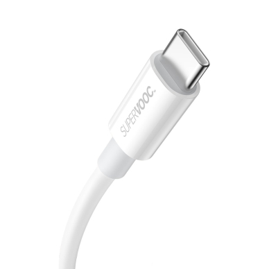 Baseus Superior Series SUPERVOOC USB-A to USB-C 65W 1m cable Baltas 1