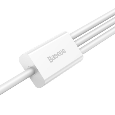 Baseus Superior Series USB-A - USB-C / Lightning / micro USB 3.5A Kabelis 1m - baltas 2