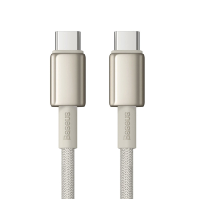 Baseus Tungsten Gold USB-C / USB-C 100W 2m Kabelis - gold 1