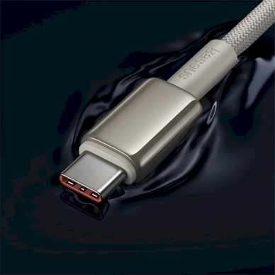 Baseus Tungsten Gold USB-C / USB-C 100W 2m Kabelis - gold 5