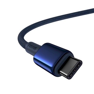 Baseus Tungsten Gold USB-C / USB-C 100W 2m Kabelis - navy blue 3