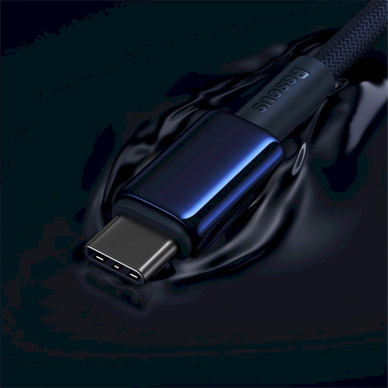 Baseus Tungsten Gold USB-C / USB-C 100W 2m Kabelis - navy blue 6