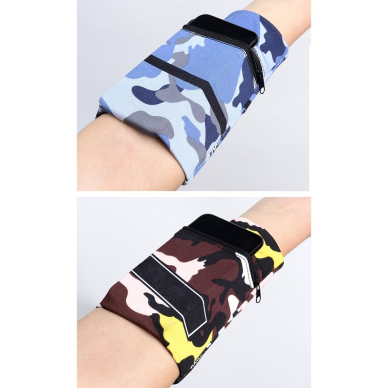 Bėgimo juosta ant rankos Fabric armband Mėlyna 9