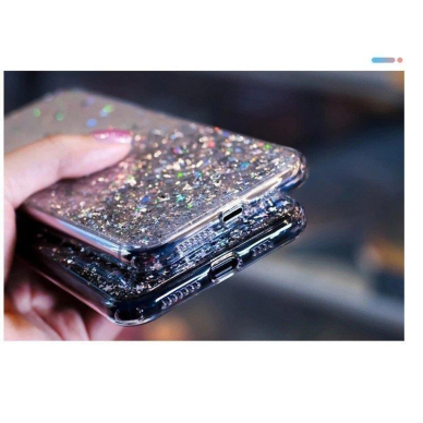 Blizgus TPU dėklas Wozinsky Star Glitter Xiaomi Redmi K40 Pro+/ K40 Pro/ K40/ Poco F3 juodas 3