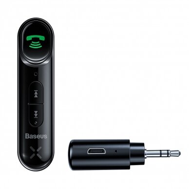 Akcija! Bluetooth AUX transmitter Baseus BSBA-02 (Overseas Edition) - Juodas 3