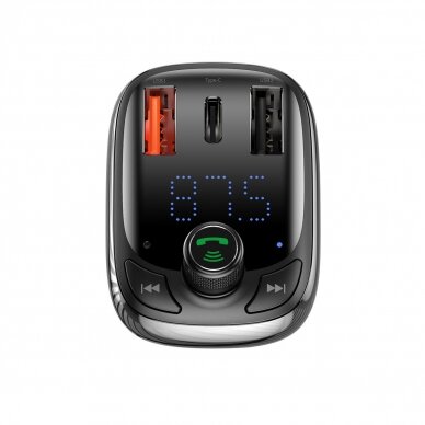 Bluetooth transmitter / car charger Baseus S-13 (Overseas Edition) - Juodas 3