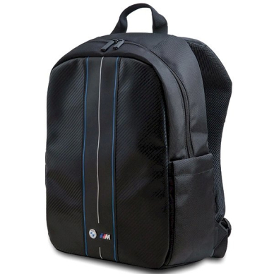 BMW Carbon  Blue Stripe backpack a 16 laptop - Juodas 1