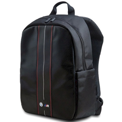 BMW Carbon  Red Stripe backpack a 16 laptop - Juodas 1