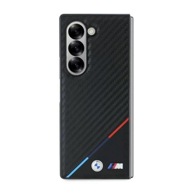 BMW Carbon Tricolor Dėklas Samsung Galaxy Z Fold 6 - Juodas 1