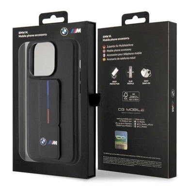 BMW Grip Hot Stamp Dėklas skirtas iPhone 15 Pro - Juodas 7