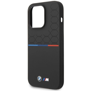 BMW Silicone Pattern iPhone 15 Pro Dėklas - Juodas 5