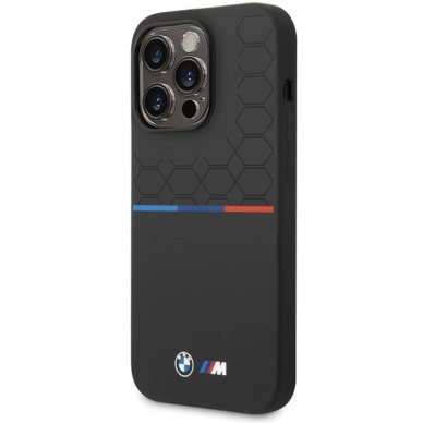 BMW Silicone Pattern iPhone 15 Pro Max Dėklas - Juodas 1