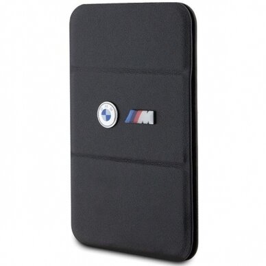 BMW Wallet Card Slot Stand Case BMWCSMMPGK Case - Juodas MagSafe M Edition Collection 1