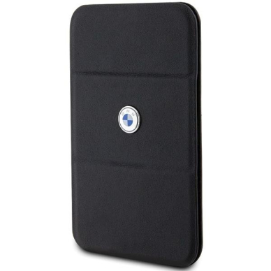 BMW Wallet Card Slot Stand Case BMWCSMRSK Case - Juodas MagSafe Signature Collection 1