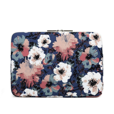 CANVASLIFE SLEEVE LAPTOP 13-14 NAVY ROSE 1