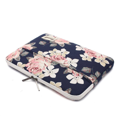 CANVASLIFE SLEEVE LAPTOP 13-14 NAVY ROSE 5