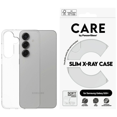 CARE by PanzerGlass Fashion X-Ray Dėklas Samsung Galaxy S25+ - Permatomas