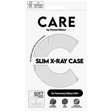 CARE by PanzerGlass Fashion X-Ray Dėklas Samsung Galaxy S25+ - Permatomas 3