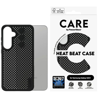 CARE by PanzerGlass Feature Heat Beat Dėklas Samsung Galaxy S25+ - Juodas