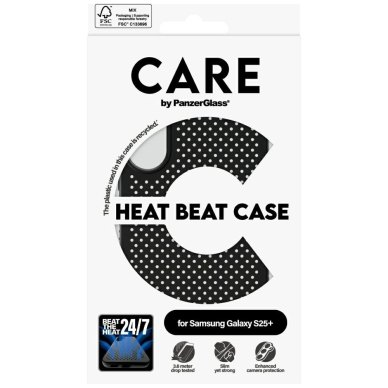 CARE by PanzerGlass Feature Heat Beat Dėklas Samsung Galaxy S25+ - Juodas 3