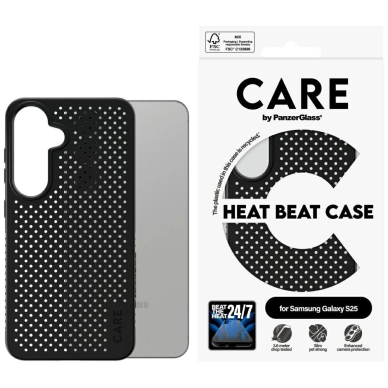 CARE by PanzerGlass Feature Heat Beat Dėklas Samsung Galaxy S25 - Juodas