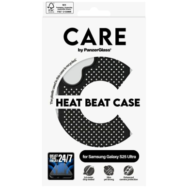 CARE by PanzerGlass Feature Heat Beat Dėklas Samsung Galaxy S25 Ultra - Juodas 3