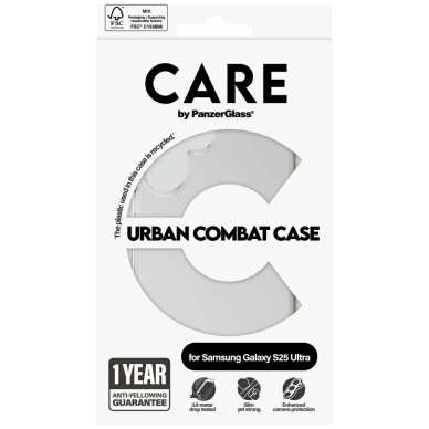 CARE by PanzerGlass Flagship Urban Combat Dėklas Samsung Galaxy S25 Ultra - Clear 3