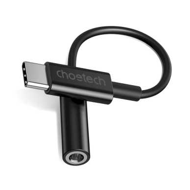 Choetech AUX003 USB-C / DC 3.5mm audio adapter - Juodas 2