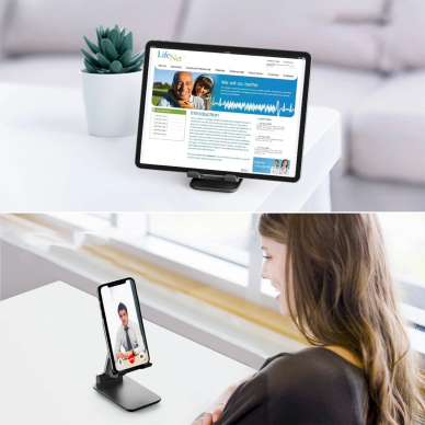 Choetech H88-BK foldable stand a phone or tablet - Juodas 13