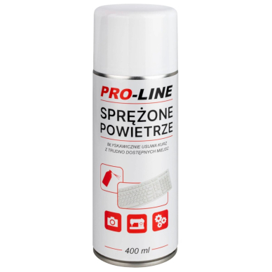 Compressed air cleaning the electronics of sewing machines PRO-LINE spray 400ml