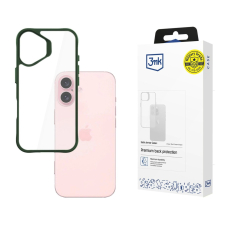 Dėklas 3mk Satin Armor Case+ Green Apple iPhone 16 - Permatomas