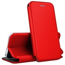 Dėklas Book Elegance Samsung S21 FE raudonas