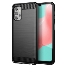 Akcija! Samsung Galaxy A32 Dėklas Carbon Case Flexible 5G Juodas