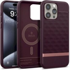 Dėklas Caseology Parallax Mag case su MagSafe skirta iPhone 15 Pro - Bordo