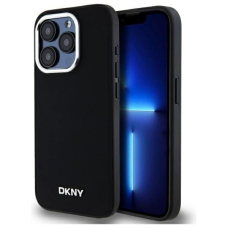 Dėklas DKNY Plain Logo MagSafe iPhone 15 Pro  - Juodas