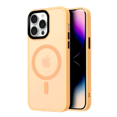 Dėklas Fashion MagSafe iPhone 16 Pro Max - oranžinis