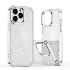 Dėklas Glitter iPhone 16 Pro - transparent with glitter