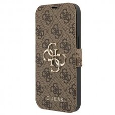 Dėklas Guess 4G Big Metal Logo GUBKP13X4GMGBR iPhone 13 Pro Max Rudas