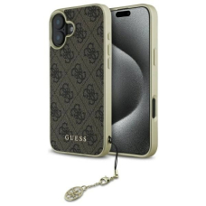 Dėklas Guess 4G Charms Collection  iPhone 16 - Rudas