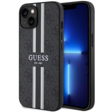 Dėklas Guess 4G Printed Stripes MagSafe GUHMP14MP4RPSK iPhone 14 Plus Juodas