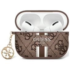 Dėklas Guess GUAP2P4RPSW AirPods Pro 2 (2022/2023) cover Rudas/Rudas 4G Printed Stripes Charm