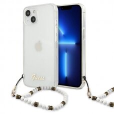 Iphone 13 Dėklas Guess GUHCP13MKPSWH  6.1 White Pearl