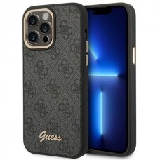 Dėklas Guess GUHCP14XHG4SHK iPhone 14 Pro Max Juodas