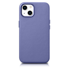 Dėklas iCarer Leather Cover for iPhone 14 Plus Šviesiai violetinis (MagSafe Compatible)