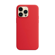 Dėklas Mag Silicone Case Apple iPhone 15 raudonas