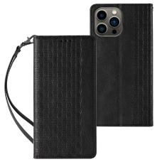 Dėklas Magnet Strap Case for iPhone 14 Plus Juodas