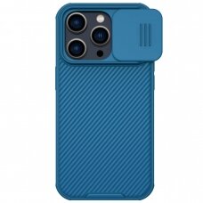 Dėklas Nillkin CamShield Pro Case (PC and TPU) iPhone 14 Pro Mėlynas