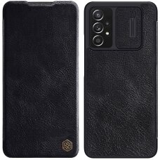 Samsung Galaxy A73 Dėklas Nillkin Qin leather Juodas