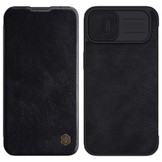 Dėklas Nillkin Qin Pro Leather Case iPhone 14 Plus Juodas