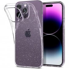 Dėklas Spigen Liquid Crystal iPhone 14 Pro Max blizgantis skaidrus